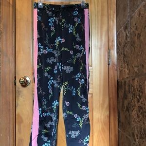 Floral track pants